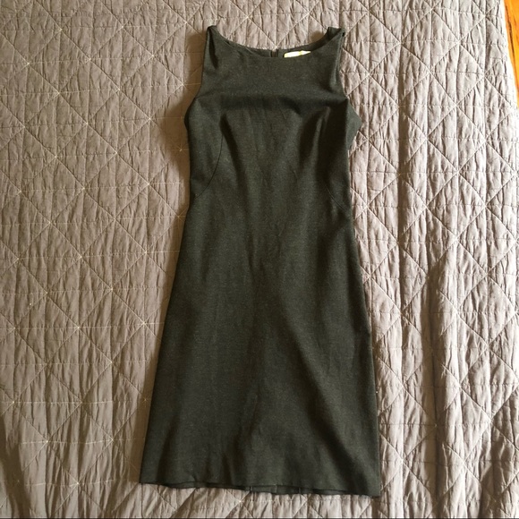 M.M. Lafleur Lydia Dress Charcoal size 4 - Picture 3 of 9